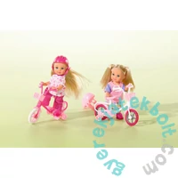 Evi Love baba kerékpárral