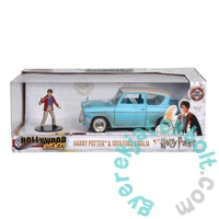 Hollywood Rides fém autómodell - Harry Potter figurával - 1959 Ford Anglia - 18 cm