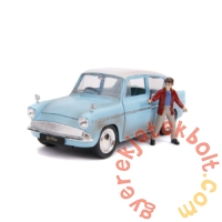 Hollywood Rides fém autómodell - Harry Potter figurával - 1959 Ford Anglia - 18 cm