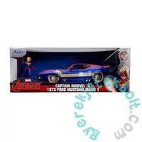 Marvel kapitány fém autómodell figurával - 1973 Ford Mustang Mach 1 - 1:24