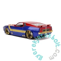 Marvel kapitány fém autómodell figurával - 1973 Ford Mustang Mach 1 - 1:24