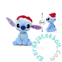 Simba Disney plüss figura - Stitch mikulás sapkával 25 cm (6315870035NPB)