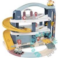 Smoby Little Vroom Planet emeletes parkolóház kisautóval, pasztell Smoby Little Vroom Planet emeletes parkolóház kisautóval, pasztell