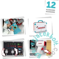 Smoby nagy orvosi bőrönd kiegészítőkkel (7600340103)