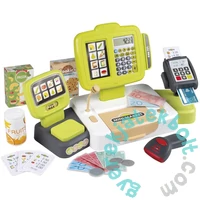Smoby XL Mini Shop elektronikus játék pénztárgép mérleggel - kiwi zöld (7600350114)
