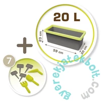 Smoby - Palántázó cserép kerti szerszámokkal (7600810915)