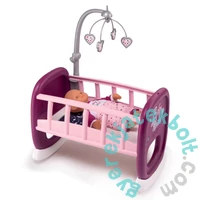 Smoby Baby Nurse babaágy körforgóval - Violette (220343)