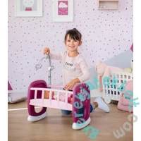 Smoby Baby Nurse babaágy körforgóval - Violette (220343)
