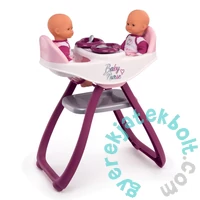 Smoby Baby Nurse 2 az 1-ben Etetőszék ikreknek - Violette (220344)