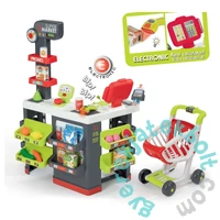 Smoby Szupermarket elektronikus pénztárgéppel - piros (350213)