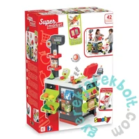 Smoby Szupermarket elektronikus pénztárgéppel - piros (350213)