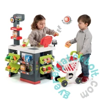 Smoby Szupermarket elektronikus pénztárgéppel - piros (350213)
