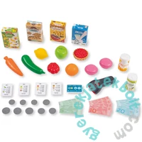 Smoby Szupermarket elektronikus pénztárgéppel és bevásárlókocsival kék - bézs (7600350239)
