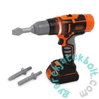 Smoby Black and Decker játék akkumulátoros csavarhúzó-fúrógép (7600360916)