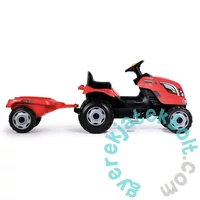 Smoby Farmer XL Traktor utánfutóval - piros (710108)
