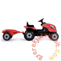 Smoby Farmer XL Traktor utánfutóval - piros (710108)