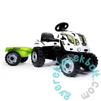 Smoby Farmer XL Traktor utánfutóval - boci mintás (710113)