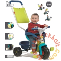 Smoby Be Fun Confort tricikli - kék-zöld (740405)