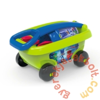 Smoby Homokozó szett kiskocsival - PJ Masks - Pizsihősök (867006)