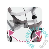Smoby Baby Balade Plus tricikli napellenzővel - Pink (7600741401)