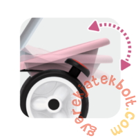 Smoby Baby Balade Plus tricikli napellenzővel - Pink