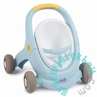Smoby Minikiss 3 az 1-ben járássegítő, babakocsi és babaülőke - Krokodilos (7600210207)