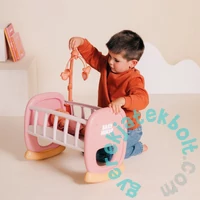 Smoby 220390 Baby Nurse babaágy körforgóval - Orange