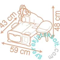 Smoby 220393 Baby Nurse Cocoon játszószoba - Orange