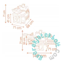 Smoby 220394 Baby Nurse Nagy babacenter - Orange