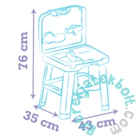 Smoby 311909 Stitch 2 az 1-ben Konyha és hordozható játékszett