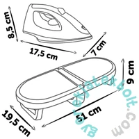 Smoby 330123 Tefal összecsukható vasalódeszka