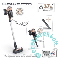 Smoby 330223 Rowenta X Force Flex elektronikus játék rúdporszívó - Gold