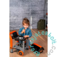 Smoby 360220 Black &amp; Decker 3 az 1-ben gurulós szerelőasztal