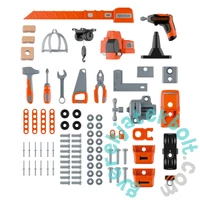 Smoby 360741 Black &amp; Decker Builder szerelőasztal daruval