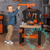 Smoby 360741 Black &amp; Decker Builder szerelőasztal daruval