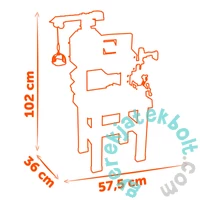 Smoby 360741 Black &amp; Decker Builder szerelőasztal daruval