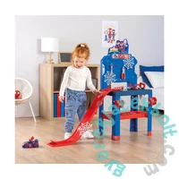 Smoby 360742 Spidey Bricolo Center Szerelőasztal, kisautóval és ugratóval