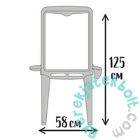 Smoby 410106 Ultimate Kétoldalas mágneses festőállvány és rajztábla