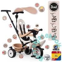 Smoby 741403 Baby Balade Tricycle - Beige (7600741403)