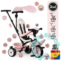 Smoby 741404 Baby Balade Tricycle - Pink (7600741404)