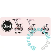 Smoby 741404 Baby Balade Tricycle - Pink (7600741404)