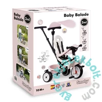 Smoby 741404 Baby Balade Tricycle - Pink (7600741404)