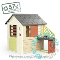 Smoby 810739 Nature házikó konyhasarokkal