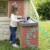 Smoby 810739 Nature házikó konyhasarokkal