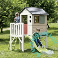 Smoby 810802 Cölöpházikó csúszdával (7600810802)