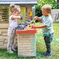 Smoby 810928 Life Barkácssarok kiegészítő házikókhoz