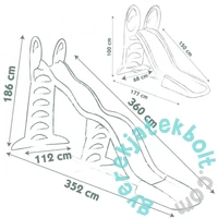 Smoby 820201 Mega Csúszda 2 az 1-ben