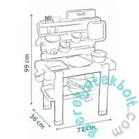 Smoby 840208 Mud Kitchen – Palántázó Asztalka Kis Kertészeknek