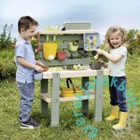 Smoby 840208 Mud Kitchen – Palántázó Asztalka Kis Kertészeknek