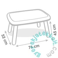 Smoby Asztalka gyerekeknek - kék - szürke (880407)